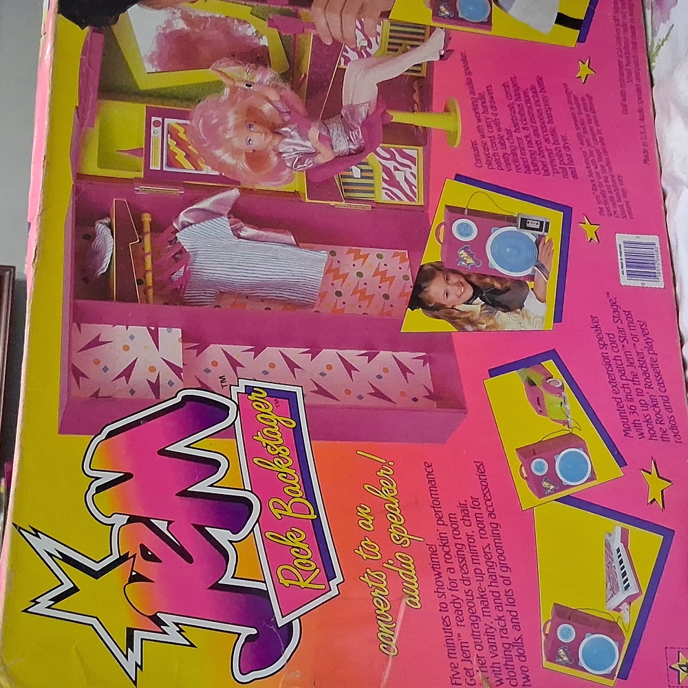 1986 Hasbro Jem And The Holograms 5 Doll Playset Jem Rock Backstager - Picture 11 of 17